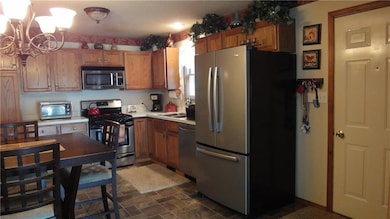 Kitchen.  Door is to garage.