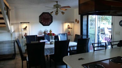 Kitchen to dining area