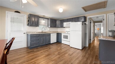 The remodeled kitchen comes complete with newer ap