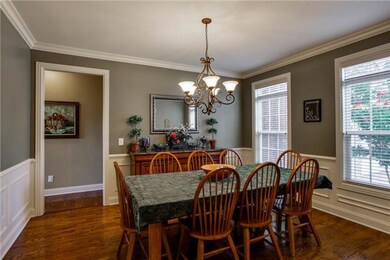 The formal dining room is perfect for your family 