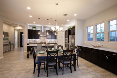 Built In Buffet in Dining Area