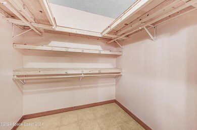 Master walk in closet