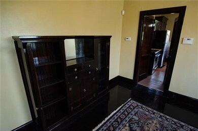 Rich wood detailing