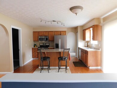 Kitchen with island