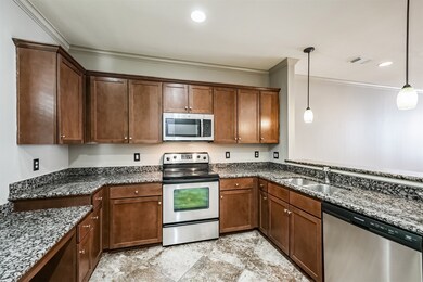 Chefs kitchen with granite counter tops