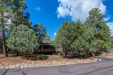 Front from street, treed lot