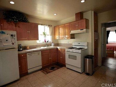 View of the kitchen.