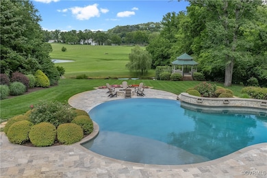Heated salt water pool