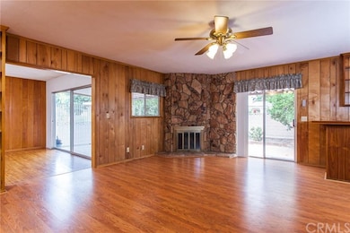 additional family room with gas fireplace, sliders