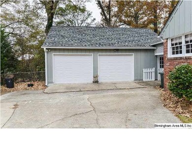 Detached garage has room for both your cars PLUS t
