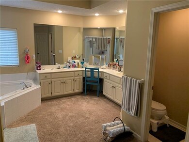 Master Bath with jetted tub.