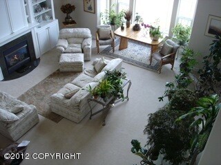 Great room furnished view