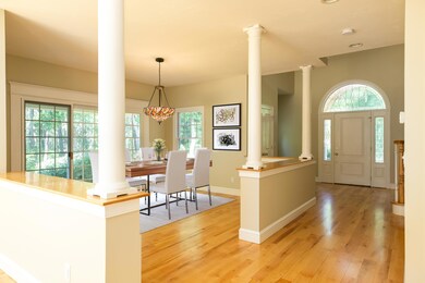 foyer and dining room