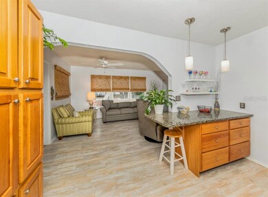 Peninsula provides great prep/serving space for en