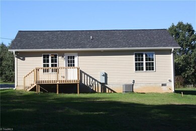 Rear of home/deck