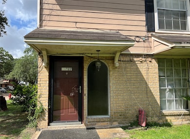 Closer view of the front entry.