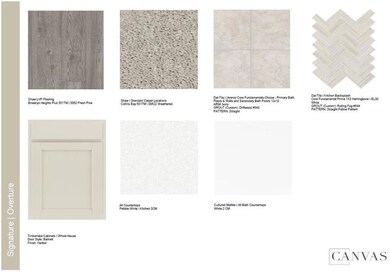 Design Selections. Home is currently under construction, selections subject to change.