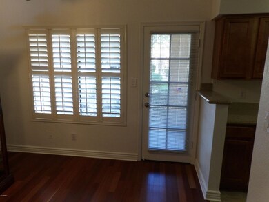 DINING ROOM WITH FRENCH DOOR ONTO PATIO