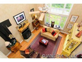 living room- cathedral ceiling