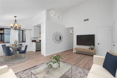 Virtually Staged - Living Room and Dining Area