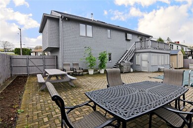 Fully fenced yard for privacy and safety.  There i