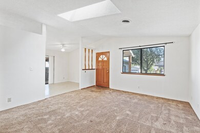 livingroom and dining area