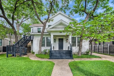 View of front of home featuring stairway