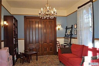 FRONT PARLOR WITH BEAUTIFUL  MAHAGONY POCKET DOORS