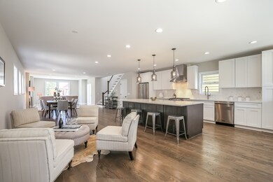 Wide lot offers tons of living space. Kitchen thou