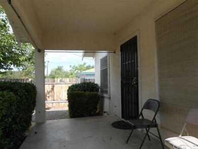 South facing front porch