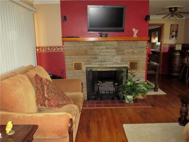 Gas Fireplace in Living Room