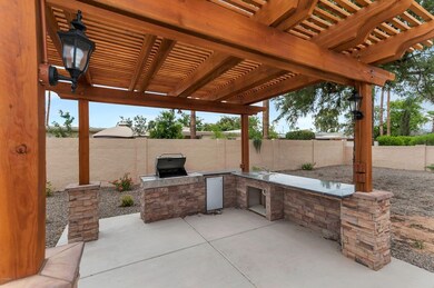Outside Pergola/Kitchen