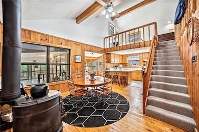 Stairs to loft.
