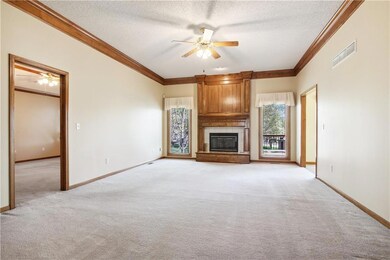 Living room view from entry