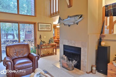 Living Area with Fireplace