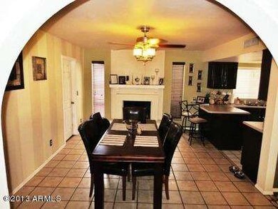 Dining Room with Fireplace