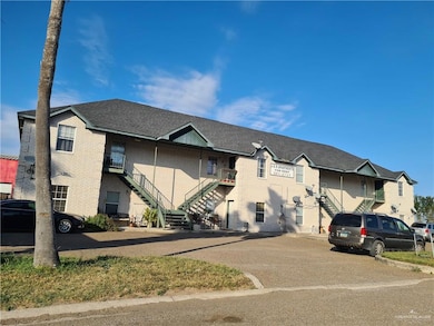 View of building exterior with stairs