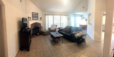 Open concept living room kitchen and eat in dining