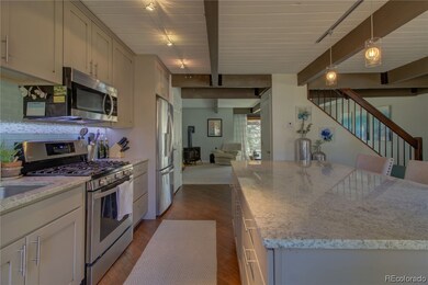 updated kitchen with gas stove and radiant heat