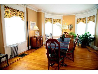 Dining Room. The huge sunlit dining room is rich i