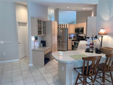 Kitchen view 3 with snack counter.