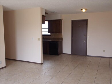 Living area looking into dining area