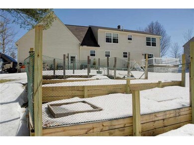 Exterior Back. Garden area in...
