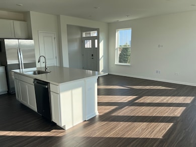 Kitchen view towards front door