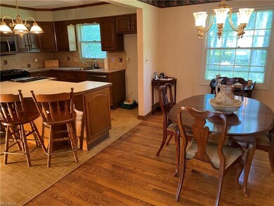 Eat-in kitchen leads to ormal dining room