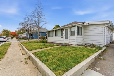 View of front of house with a front yard