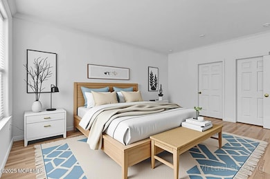 staged primary bed