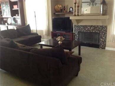 Family room with fireplace and beautiful porcelain