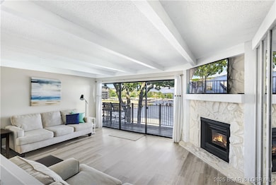 The living room sofa pulls out into a queen size b