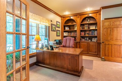 Home Office is on the Main Floor has custom Built 